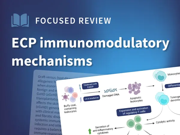Mechanism of action of ECP in GvHD